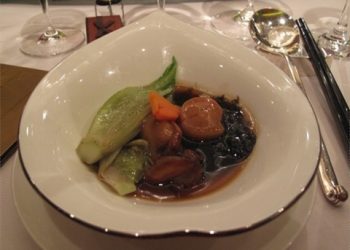 『粵語』雙冬蝦子燴海參  發菜蠔豉柱甫