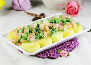 【中華美食】豌豆蝦仁燴豆腐