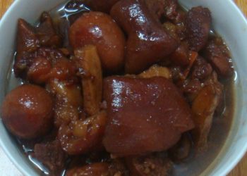 【中華美食】【小招粵味廚房】姜醋燜豬蹄雞蛋