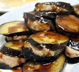 【中華美食】【小招粵味廚房】煎釀茄子