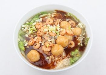 【中華美食】【小招粵味廚房】蠔汁蝦仁魚丸面