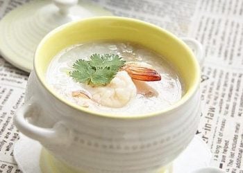 【中華美食】【小招粵味廚房】砂鍋鮮蝦粥