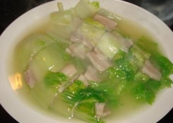 【中華美食】【小招粵味廚房】煲淋咸肉煮高山娃娃菜