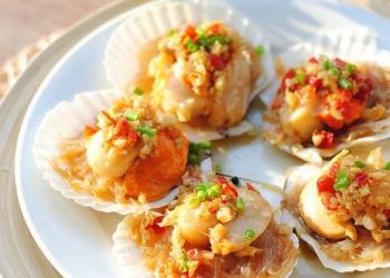 【中華美食】【小招粵味廚房】蒜蓉粉絲蒸扇貝