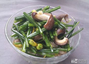 [伙頭安教你煮得快靚正】韭菜花炒豬肚
