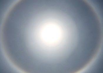 南臺灣「日暈」奇景
