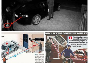 慎防“遙控接力”偷竊汽車