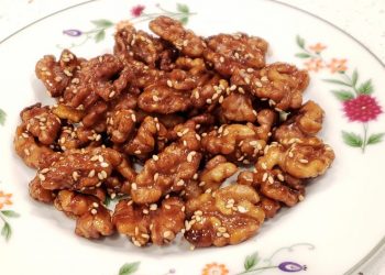 蒜子火腩紅燒水魚         冬季化痰止咳, 潤肺, 素湯          Xo醬百花釀小甜椒         甜合桃