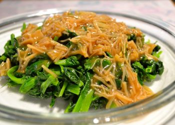 瑤柱火腿粽    堯柱扒豆苗    黃豆醬芋頭仔燜五花肉片