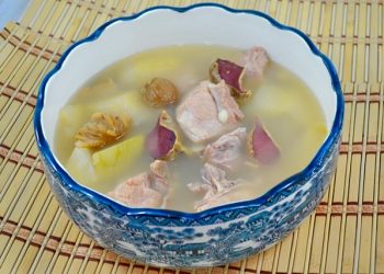 『粵』合掌瓜陳腎豬骨湯、蟹肉炆伊面、芝士梳夫釐