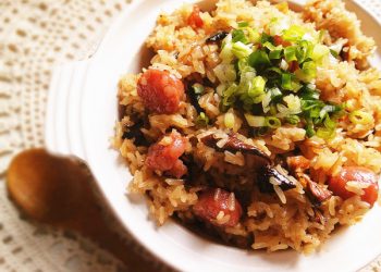 『粵』西洋菜無花果鯽魚湯、生炒糯米飯