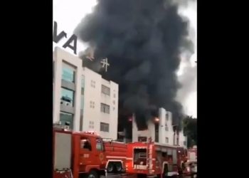 又一場大火！東莞長安鎮一工廠週末無人時起火