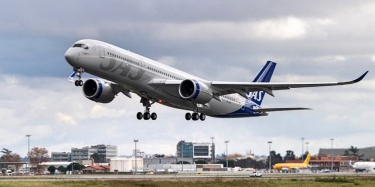 中共病毒疫情重創航空業,北歐航空公司2將裁減高達5000個全職職位。(圖取自facebook.com/SAS)
