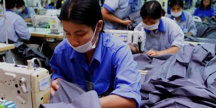 2018年越南進出口總額相當於GDP兩倍，居亞洲第二，已成爲「世界大工廠」。(美聯社資料照片)