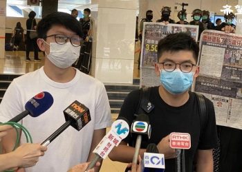 港人抗議國歌國安惡法 黃之鋒：美國將加辣制裁中共