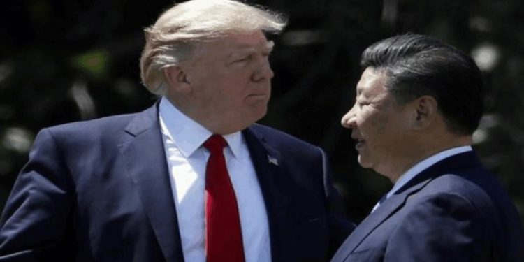 美國總統川普與中共國家主席習近平(圖:AP)