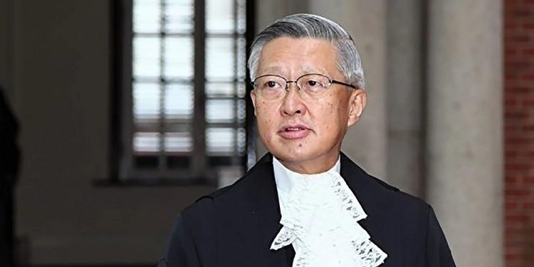 香港首任首席法官李國能。