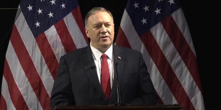 圖爲美國國務卿蓬佩奧（Mike Pompeo）。（資料圖片）