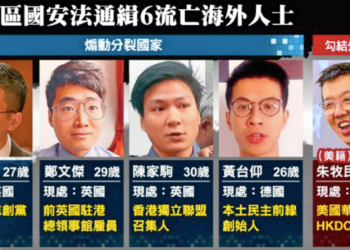 遭「國安惡法」通緝 香港民運人士：凸顯港府及北京是多麼絕望
