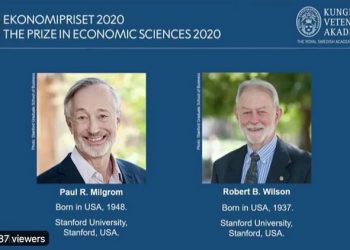 2020年諾貝爾經濟學獎出爐 兩位美國經濟學家摘桂冠