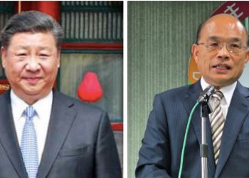 蘇貞昌回擊習近平 ：別以爲「戰爭」可以威脅臺灣人