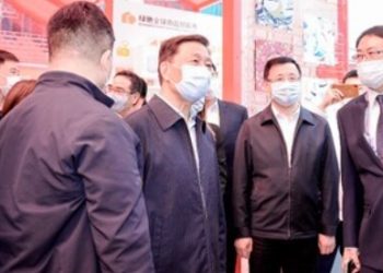 李源潮罕見現身上海進博會