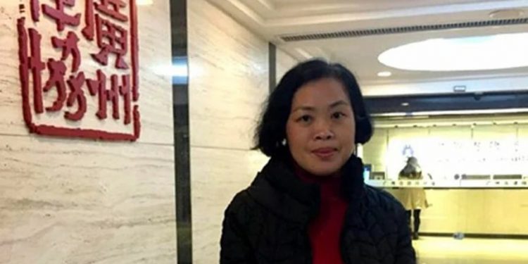 廣東女律師楊斌（推特圖片）
