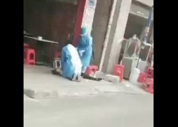 中國疫情不明 網曝東莞驚現”隨地倒”（視頻）