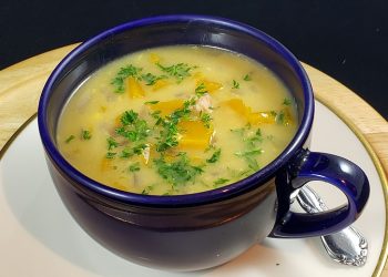 【梁厨美食】南瓜芹菜葉蕃茄煲瘦肉湯/咖喱南瓜茄子煮黃尾魚頸/南瓜忌廉雞蓉湯