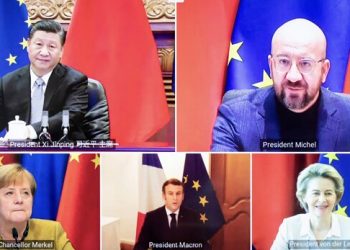 中共被曝試圖在歐中協定中增加條款 報復限制華爲國家
