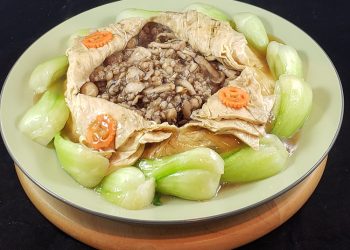 【梁廚美食】百子千孫福滿堂/ 炸芋蝦