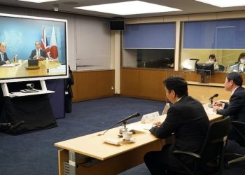 中共海警法促英日外相防長視訊會 商討深化合作