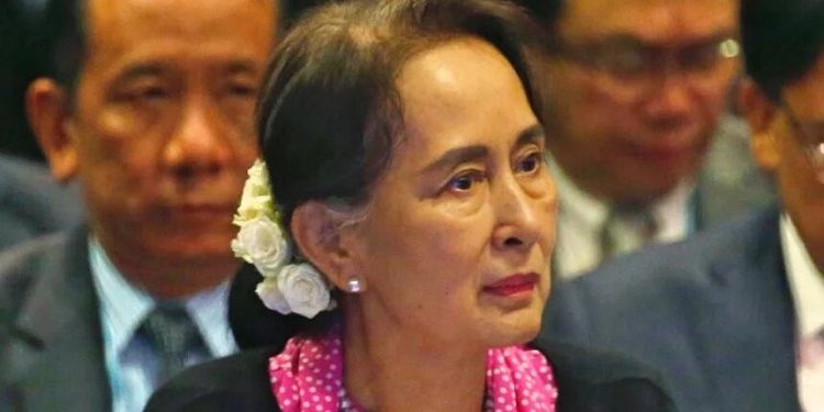 緬甸領導人昂山素季(圖片來源:美聯社)