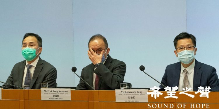 港府就公職人員宣誓提出修例建議,爲DQ民主派區議員鋪路。(攝影:鄭銘)