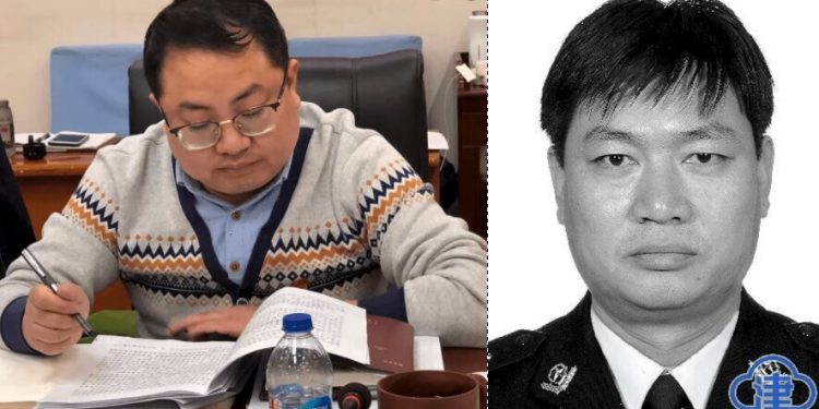 徐勝球（左）和陳洪革（右）（圖片來源：希望之聲合成）