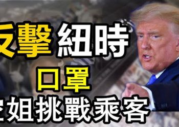 【粵覽新聞】川普反擊《紐約時報》關於欺騙捐款者的不實報道 因為口罩 空姐挑戰一飛機人的故事 …