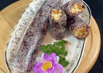 【梁廚美食】鹿腳筋黃豆湯/紫米糍飯/五爪金龍