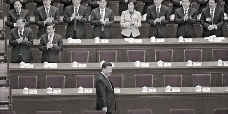習近平往年參加中共兩會(圖片來源:美聯社)