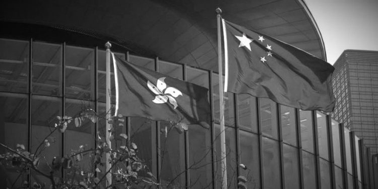 香港政府今天突然宣佈,香港在臺灣的經濟貿易文化辦事處即日(5月18日)起暫時停止運作。(圖片來源:美聯社)