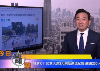 【石濤時間】49.6°C！加拿大連3天刷新高溫記錄 釀逾230人猝死
