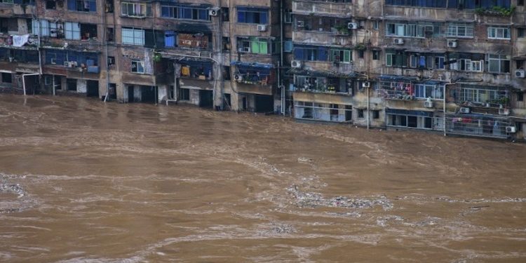 浙江強降雨造成數百家企業損失8000萬元。（圖片來源：美聯社）