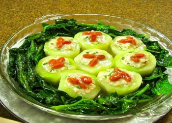 【梁廚美食】堯柱扒冬瓜球/火腿冬瓜粒湯