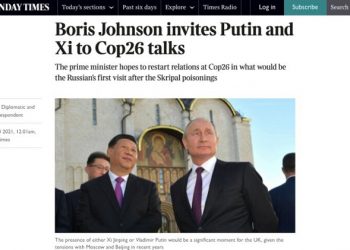 英國承辦COP26氣候大會 英相邀請普京和習近平出席