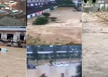 颱風“煙花”逼近浙江 多地洪水滾滾 上海也緊張（視頻）