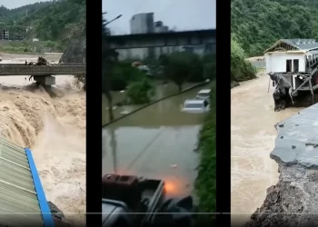 湖南湘西水庫疑無預警泄洪 70多輛車被沖走（視頻）