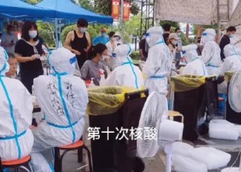 揚州封城逾3周 居民喊“斷糧” 怒斥政府黑暗 （視頻）