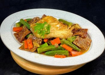 【梁廚美食】蟲草花沙參玉竹鷓鴣湯/秋葵甜竹紅燒龍虎斑腩