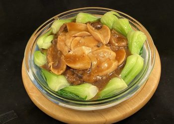 【梁廚美食】玉竹百合蘋果湯-鮑魚汁炆冬菇海參螺片