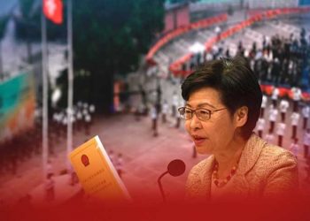 香港特首林鄭月娥摔斷胳膊