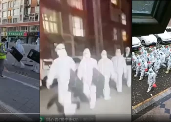 大批武警開進寧夏銀川 攜防暴器械 是防暴還是防疫？（多視頻）